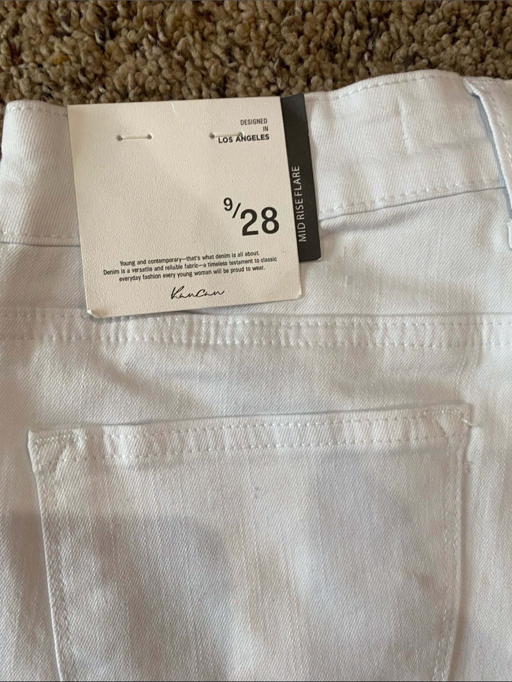 KanCan White Wide-Leg Jeans - Picture 5 of 7